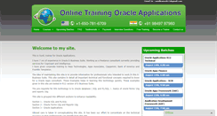 Desktop Screenshot of oracleappsonlinetraining.com