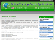 Tablet Screenshot of oracleappsonlinetraining.com